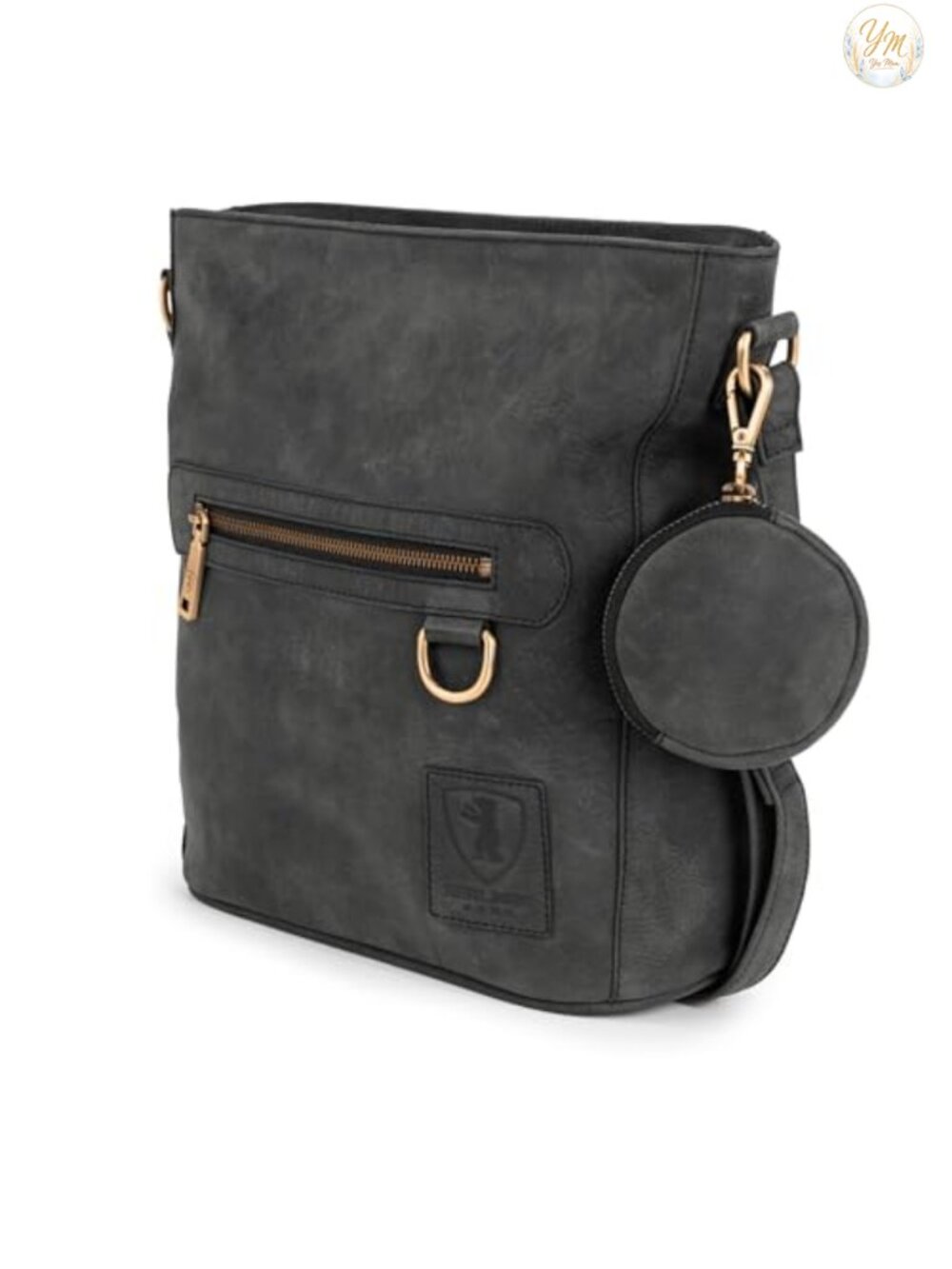 Full Grain Leather Crossbody Bag Women Fashion Handbag